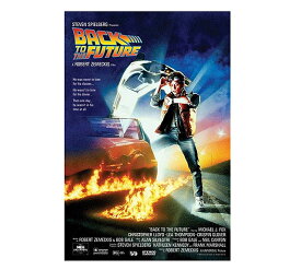映画　バック・トゥ・ザ・フューチャー　Part1　オフィシャル　ポスター　公式グッズ　※フレームは付属しません　アメリカン雑貨　アメリカ雑貨　バックトゥザフューチャー 映画　グッズ　インテリア　おしゃれ　BTTF