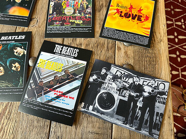 楽天市場】ビートルズ アルバムジャケット オフィシャル ポストカード 