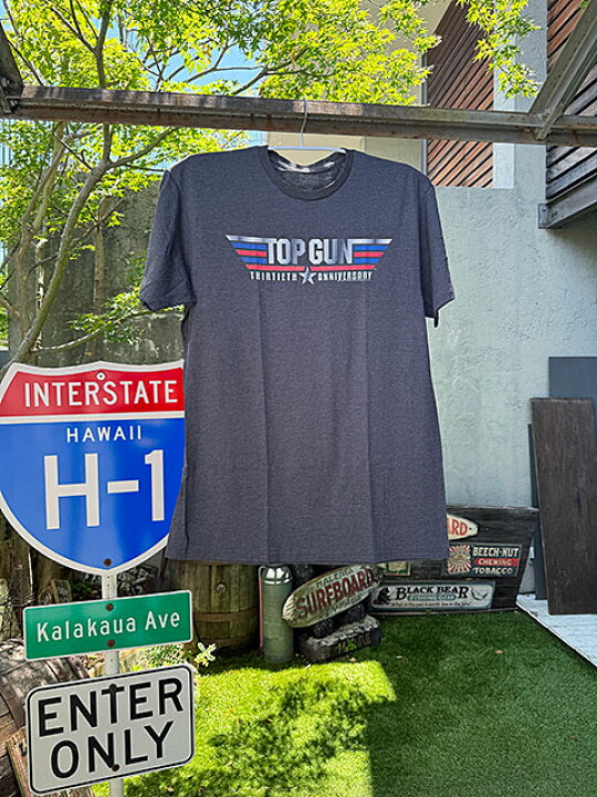 楽天市場】TOP GUN トップガン 30周年記念 オフィシャルTシャツ 