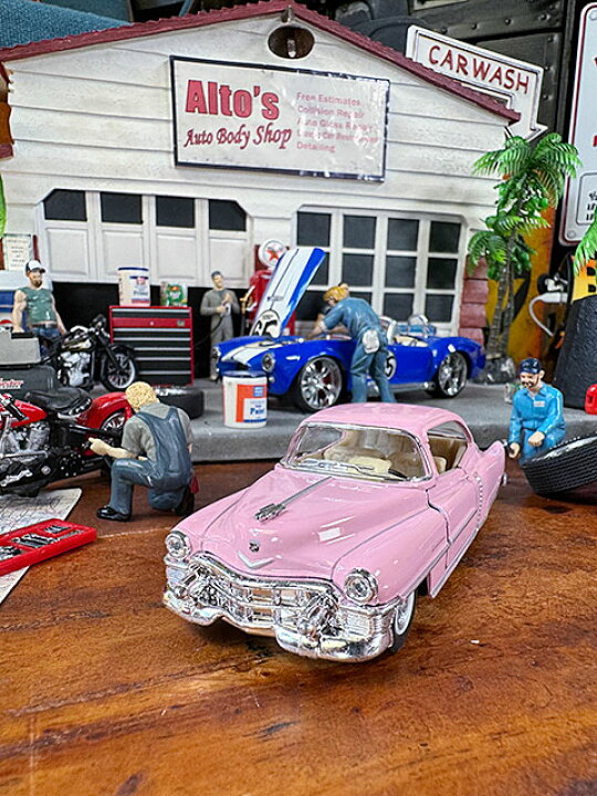 楽天市場】1953年 ピンクキャデラック ダイキャストミニカー 1/43 