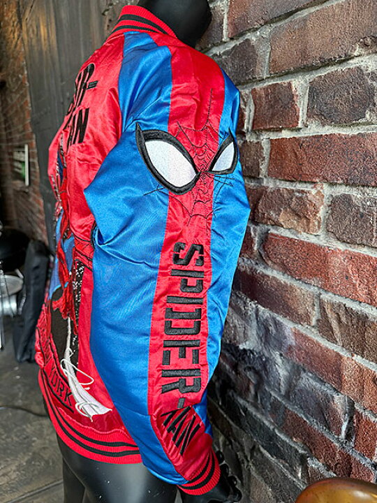 楽天市場】マーベル スパイダーマン スカジャン Lサイズのみの展開 