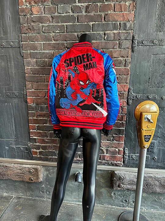 楽天市場】マーベル スパイダーマン スカジャン Lサイズのみの展開 