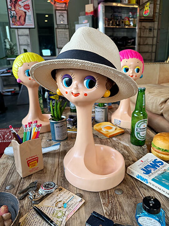 楽天市場】ヘッドマネキン ディスプレイ （3体セット） ツイッギー 