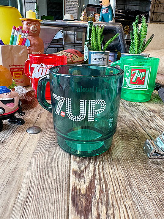 楽天市場】7UP セブンアップ スタッキングマグ （ジョージアグリーン 
