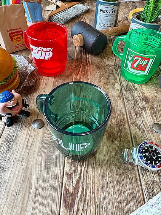 楽天市場】7UP セブンアップ スタッキングマグ （ジョージアグリーン 