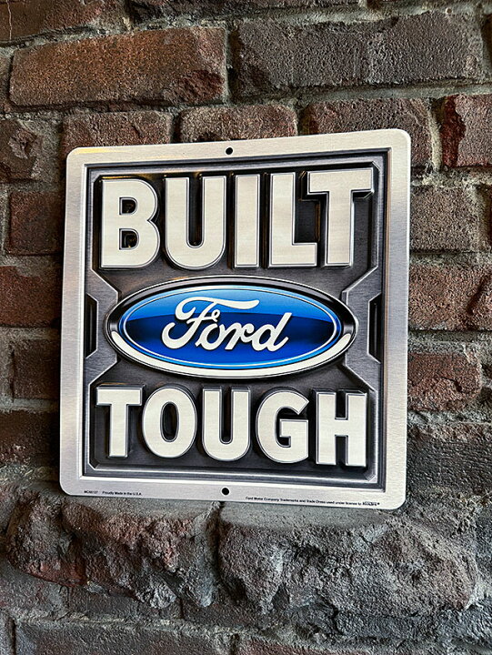 楽天市場】フォード ビルトタフ ブリキ看板 BUILT FORD TOUGH 