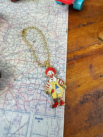マクドナルド　ヴィンテージコレクション　ロナルド　ボールチェーン　キーホルダー　アメリカン雑貨　アメリカ雑貨　カンパニーグッズ　アメリカンカンパニー　企業グッズ　マックグッズ　おしゃれ　コレクターズアイテム　コレクターグッズ　マックフリーク