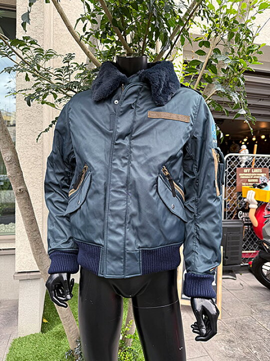 楽天市場】クレイスミス フライトジャケット DRAG-GUN （ネイビー  