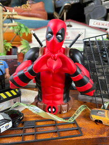 ★アウトレット★【訳あり品】マーベル デッドプール バストバンク 貯金箱