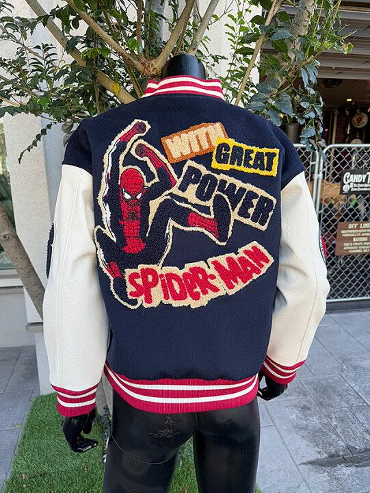 楽天市場】スパイダーマン スタジャン Lサイズのみの展開 ユニセックス