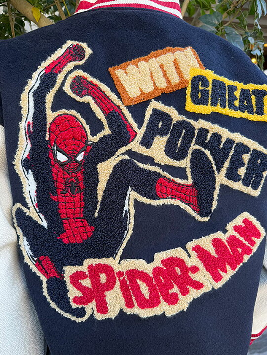 楽天市場】スパイダーマン スタジャン Lサイズのみの展開 ユニセックス 