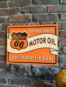 フィリップス66 モーターオイル ブリキ看板 アメリカン雑貨 アメリカ雑貨 グッズ おしゃれ かっこいい ガレージ雑貨 ガレージング雑貨 ショップインテリア