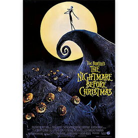 ナイトメア・ビフォア・クリスマス　オフィシャルポスター　※フレームは付属しません　公式グッズ　アメリカン雑貨　アメリカ雑貨　映画グッズ　おしゃれ　ショップインテリア
