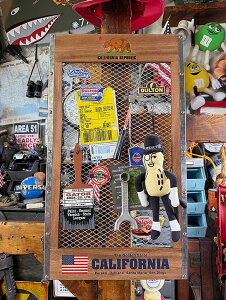 DIYディスプレイボード (カリフォルニア) アメリカン雑貨 アメリカ雑貨 グッズ おしゃれ かっこいい ガレージ雑貨 ガレージング雑貨 ショップインテリア