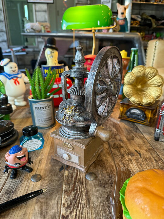 楽天市場】コーヒーミル オールディーズマネーバンク 貯金箱 