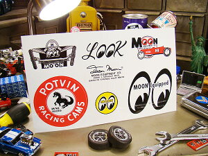 ムーンアイズ 7アイズステッカー MOONEYES アメリカン雑貨 アメリカ雑貨 グッズ おしゃれ ガレージ雑貨 ガレージング雑貨 かっこいい