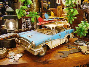 サーフワゴン ブリキカー アメリカン雑貨 アメリカ雑貨 ハワイアン雑貨 ハワイ雑貨 ハワイグッズ ハワイアングッズ おしゃれ ショップインテリア