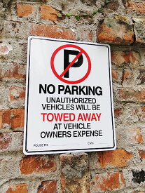 楽天市場 駐車禁止アメリカ看板の通販