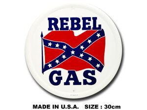 REBEL GAS ブリキ看板 アメリカン雑貨 アメリカ雑貨 グッズ