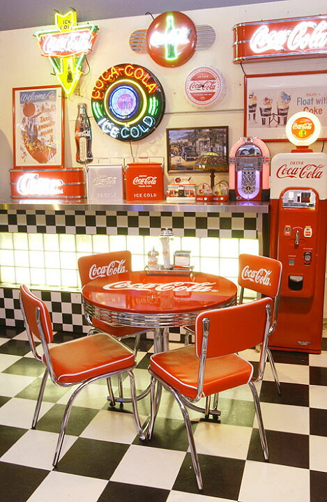 楽天市場】【店舗用本格プロ仕様】コカ・コーラ ローテーブル 