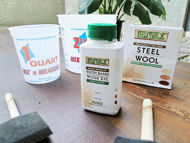 英国王室御用達！ BRIWAX社 ウォーターベース ウッド・ダイ （カラー全9種 選択可） ■ ブライワックス アメリカ雑貨 アメリカン雑貨 アンティーク加工 DIY ウッドステイン 水性 ステイン ワックスの下塗り材 塗料 販売 ステイン剤