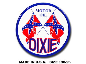 DIXIE ラウンド ブリキ看板 アメリカン雑貨 アメリカ雑貨 グッズ