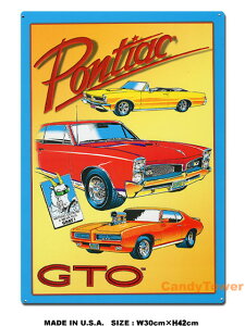 ポンティアックGTO レトロタッチアート ブリキ看板 アメリカン雑貨 アメリカ雑貨 グッズ