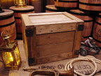 輸出用木箱　Aタイプ　茶　Lサイズ