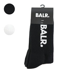 BALR. ボーラー ソックス 靴下 ロゴ 2足セット メンズ 2-Pack BALR. Socks【B10037】【返品不可】