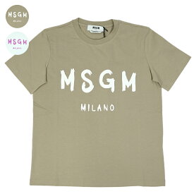 エムエスジーエム MSGM Tシャツ ロゴ レディース T-SHIRT【3641MDM510-247002】