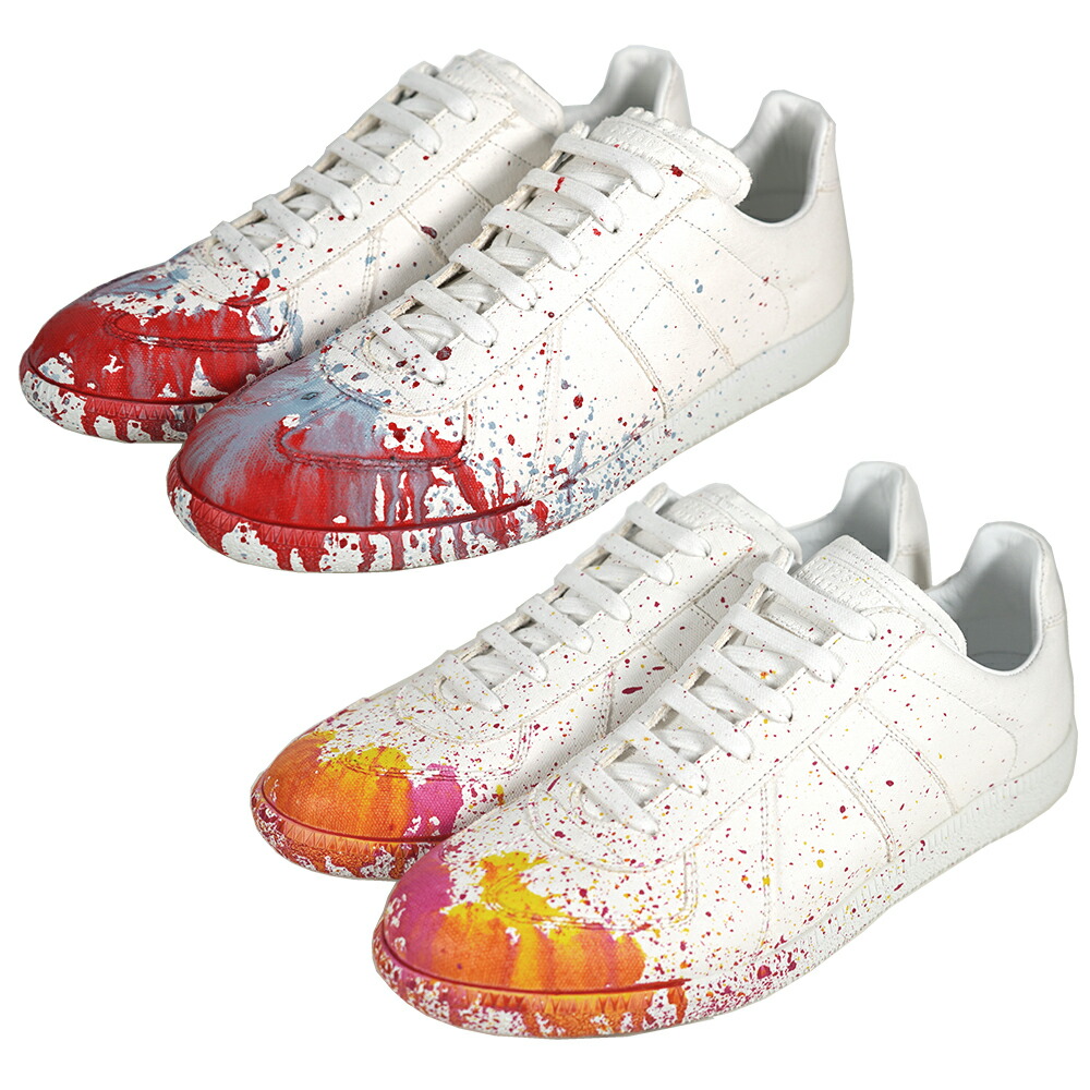 マルジェラ メゾンマルジェラ MAISON MARGIELA Multicolor 'Replica’ sneakers メンズ ペンキ Sports  shoes Austria 70's(全2色)【S37WS0568 P4129】 | キャネットショップ　楽天市場店