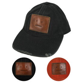 アクネストゥディオズ 帽子 Acne Studios コットン キャップ Acne FACE CAP (全2色)【C40162-FA-UX-HATS000092】