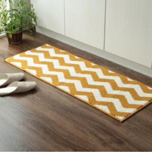 洗える キッチンマット おしゃれ 45×252 北欧 洗濯機で洗える 幾何学模様 可愛い 小さめ ラグ ラグマット オールシーズン 拭ける マット シャギーラグ 夏 冬 ギフト レトロ アンティーク フレ