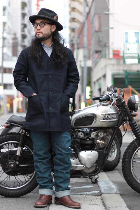 楽天市場】DRESS HIPPY“ATELIER JACKET”NAVYDRESS HIPPYドレスヒッピー 