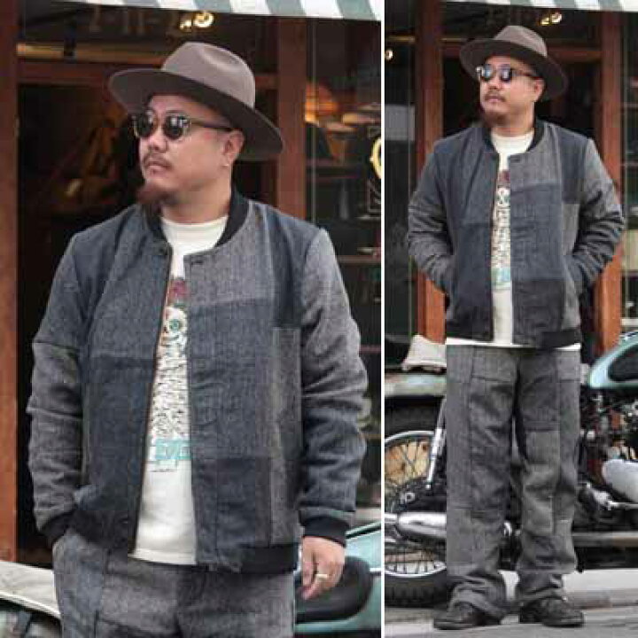 楽天市場】DRESS HIPPY“HARRIS PATCHWORK DERBY JACKET”BLACK MIXDRESS 
