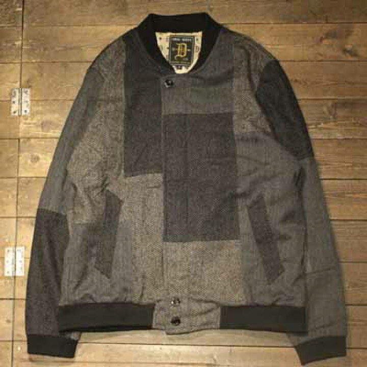 楽天市場】DRESS HIPPY“HARRIS PATCHWORK DERBY JACKET”BLACK MIXDRESS 