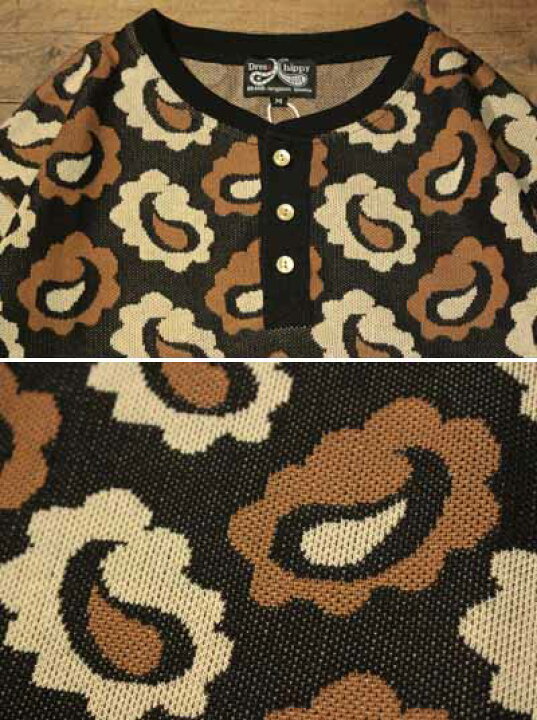 楽天市場】DRESS HIPPY“DH-PAISLEY S/S HENRY TEE
