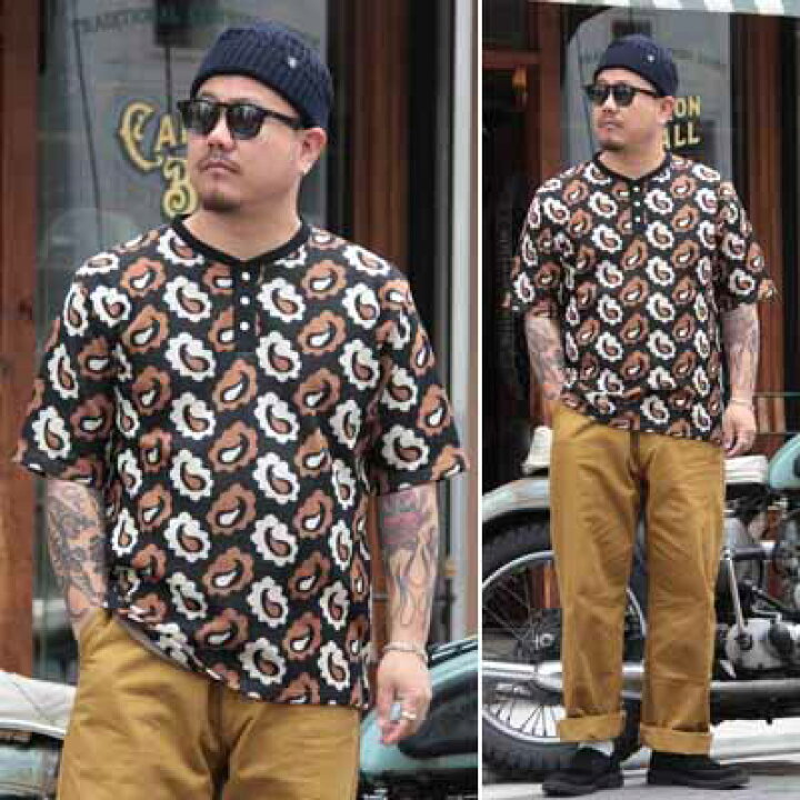 楽天市場】DRESS HIPPY“DH-PAISLEY S/S HENRY TEE