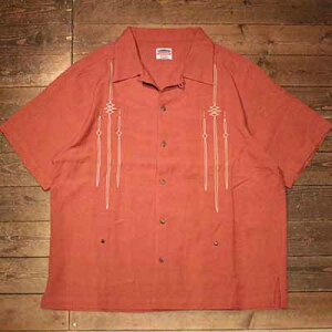 KUSTOMSTYLE SO-CAL(�J�X�^���X�^�C���\�[�L����)KSSS2405BRJURIUS CAESAR GUAYABERA SHORT SLEEVE SHIRTS �O�@�W���x�[���V���c �L���[�o�V���c ���� -BRICK-�yKUSTOMSTYLE SO-CAL���K�戵�X�zCannon Ball(�L���m���{�[��)