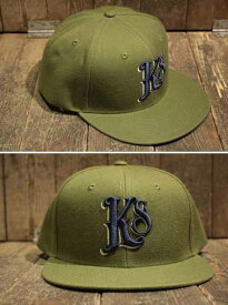 KUSTOMSTYLE SO-CAL"RxT SxH" SNAP BACK CAPOLIVE【KUSTOMSTYLE SO-CAL】(カスタムスタイルソーキャル)正規取扱店(Official Dealer)Cannon Ball(キャノンボール)【あす楽対応】