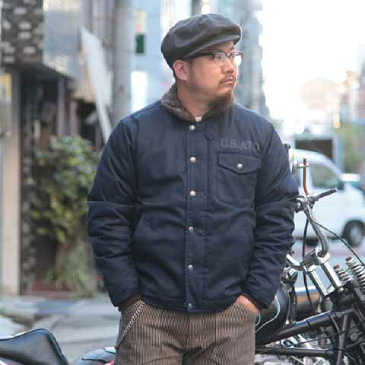 楽天市場】AT-DIRTY“A2 DECK DOWN JACKET”NAVY【AT-DIRTY】(アット 