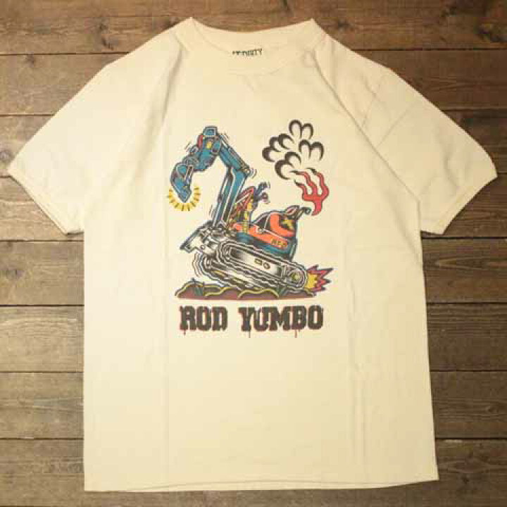 楽天市場 At Dirty Rod Yumbo S S T Shirtsnatural At Dirty アットダーティー 正規取扱店 Official Dealer Cannon Ball キャノンボール あす楽対応 半袖tシャツ プリントtシャツ Cannon Ball