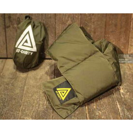 AT-DIRTY“ATD FOLD DOWN MUFFLER”OLIVE【AT-DIRTY】(アットダーティー)正規取扱店(Official Dealer)Cannon Ball(キャノンボール)【送料無料/あす楽対応/開襟/ワークシャツ】