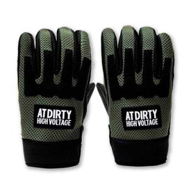 AT-DIRTY"ATD RACING GLOVE"OLIVE【AT-DIRTY】(アットダーティー)正規取扱店(Official Dealer)Cannon Ball(キャノンボール)【あす楽対応/送料無料】