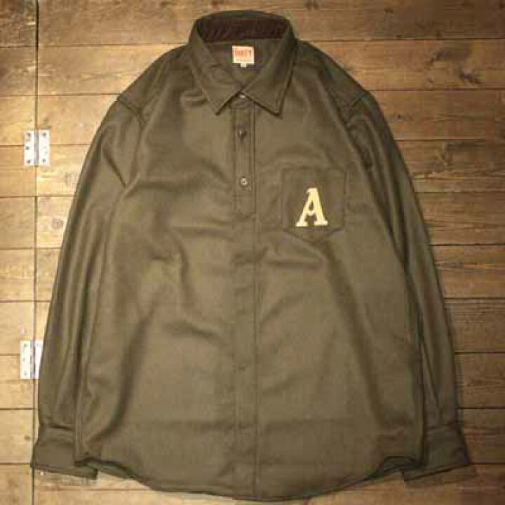 楽天市場】AT-DIRTY“ATD UMPIRE L/S SHIRT”OLIVE【AT-DIRTY】(アット 