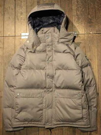 AT-DIRTY"HIGH VOLTAGE DOWN JACKET"GRAY【AT-DIRTY】(アットダーティー)正規取扱店(Official Dealer)Cannon Ball(キャノンボール)【あす楽対応/送料無料/コーチジャケット】