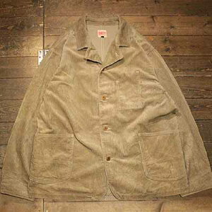 yēׁzAT-DIRTY"WORKERS JACKET CORDUROY"LIGHT BEIGEyAT-DIRTYz(Abg_[eB[)K戵X(Official Dealer)Cannon Ball(Lm{[)yyΉ//J[o[I[/COVERALL/V[J[z