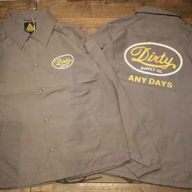 AT-DIRTY"ANYDAYS COACH JACKET"GRAY【AT-DIRTY】(アットダーティー)正規取扱店(Official Dealer)Cannon Ball(キャノンボール)【あす楽対応/送料無料/コーチジャケット】