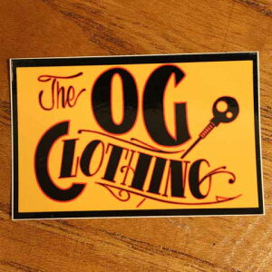 O.G.CLOTHING"O.G.LOGO"STICKERϐ:c4.5cm×7cmyO.G.CLOTHINGz(I[W[N[WO)K戵X(Official Dealer)Cannon Ball(Lm{[)yyΉ/`OX/XebJ[/hz