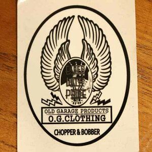 O.G.CLOTHING"WINGL"STICKERϐ:c7.5cm×6cmyO.G.CLOTHINGz(I[W[N[WO)K戵X(Official Dealer)Cannon Ball(Lm{[)yyΉ/`OX/XebJ[/hz